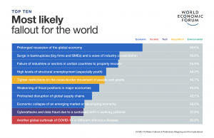 World Economic Forum - Most likely fallout for the world Covid19